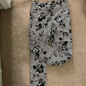 Black and white pants